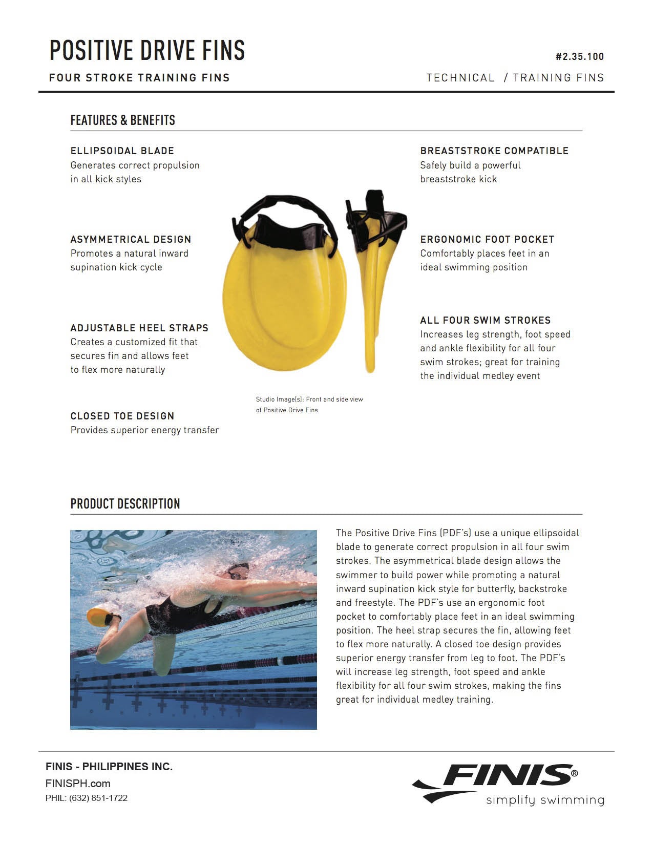Positive Drive Fins (PDF)