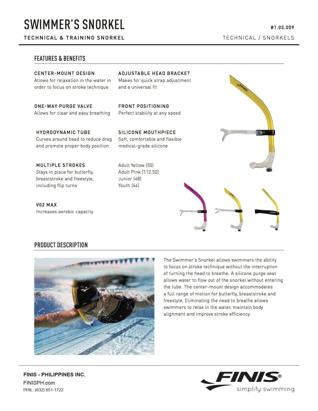 Original Swimmer's Snorkel