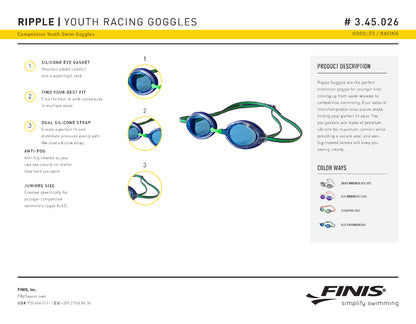 Ripple Goggles Youth Racing